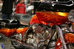 Paul Aliotti 2006 Road Glide at 2008 Easyriders Show in Sacramento - fairing and bags Paul Aliotti 2006 Road Glide at 2008 Easyriders Show in Sacramento - fairing and bags